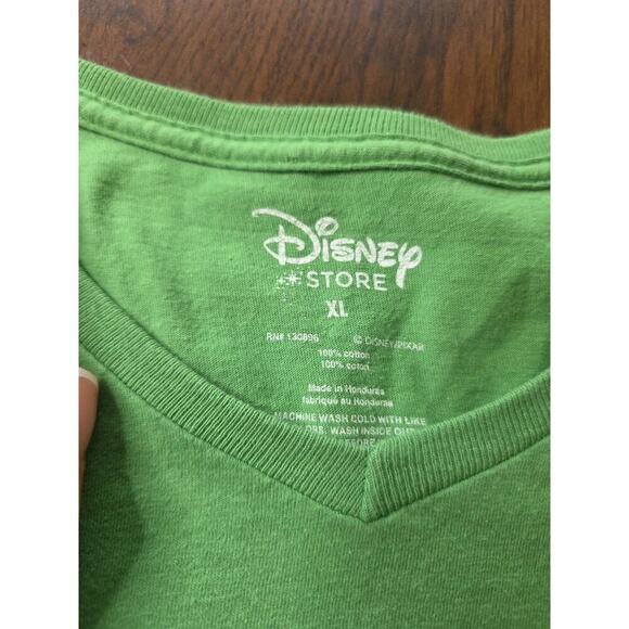 Disney Parks Women's Disney Life Green Graphic V-Neck T-Shirt Womens Size Large - Picture 13 of 16